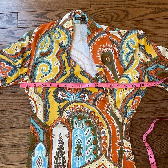 J. McLaughlin Patterned Retro Style Dress - Picture 11 of 12